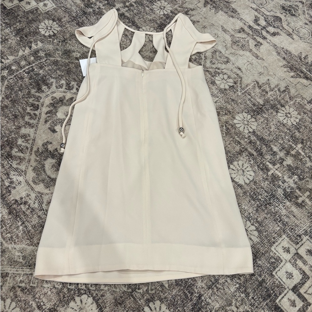 Diane von Furstenburg (DVF) Achava cutout Dress in cream/off-white “Haystack” - Picture 6 of 6